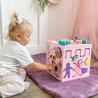 ✨Montessori🧠 Busy cube👶🏻 25 cm
