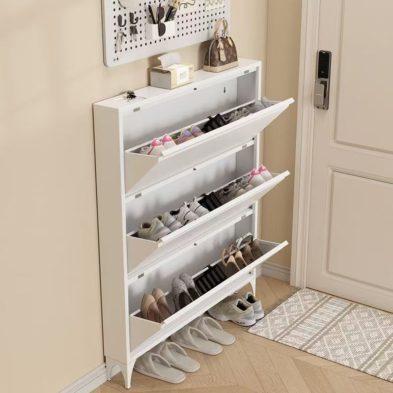 👠Nordic Luxury Shoe Cabinet Narrow Accessories Shoes Organizers Storage Shoe Racks Shoe Organizer