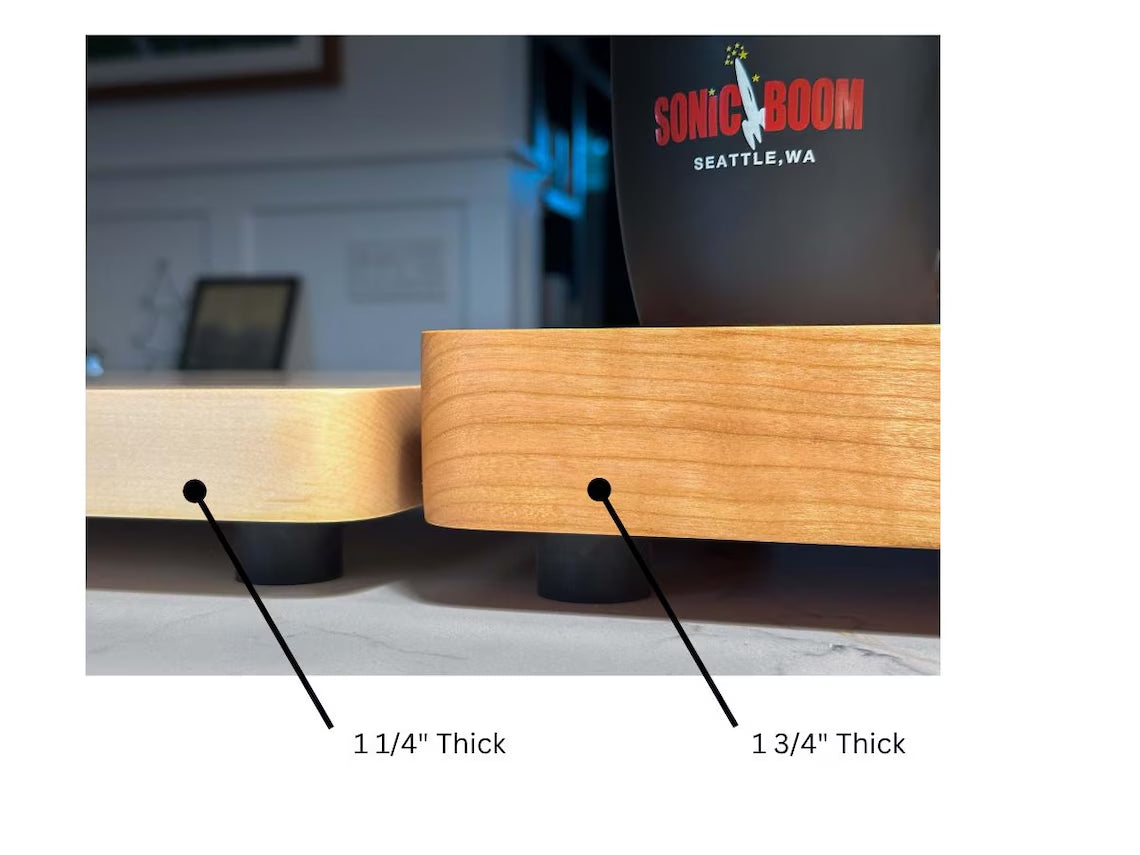 TERRA FT Audio Platform - Cherry with Walnut Legs