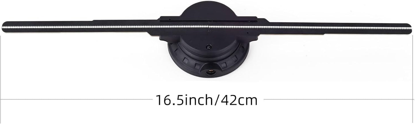 🎄🎅🏼3DhologramFan,📽️ Portable Design for Store,🥂Bar, Events, Trade Shows, Parties,🥳Christmas Decorations🌟,Gift🎁