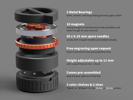 The Original 2025 spirographic WDT tool + Tamping Station