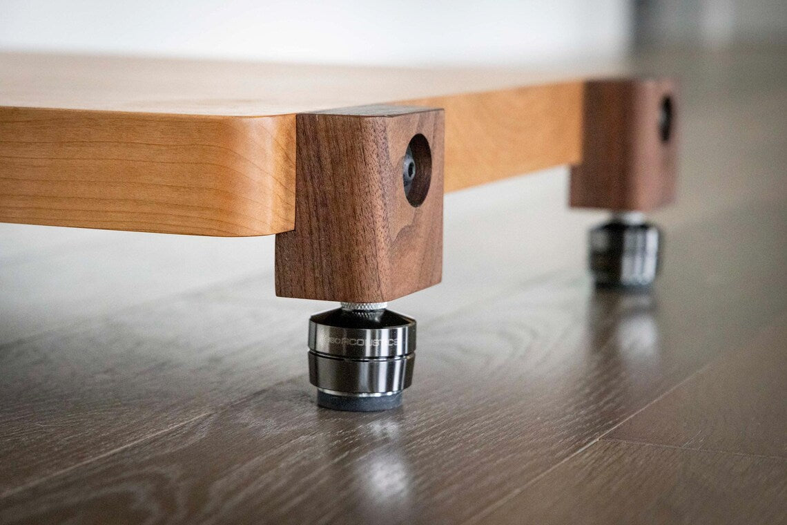 TERRA FT Audio Platform - Cherry with Walnut Legs