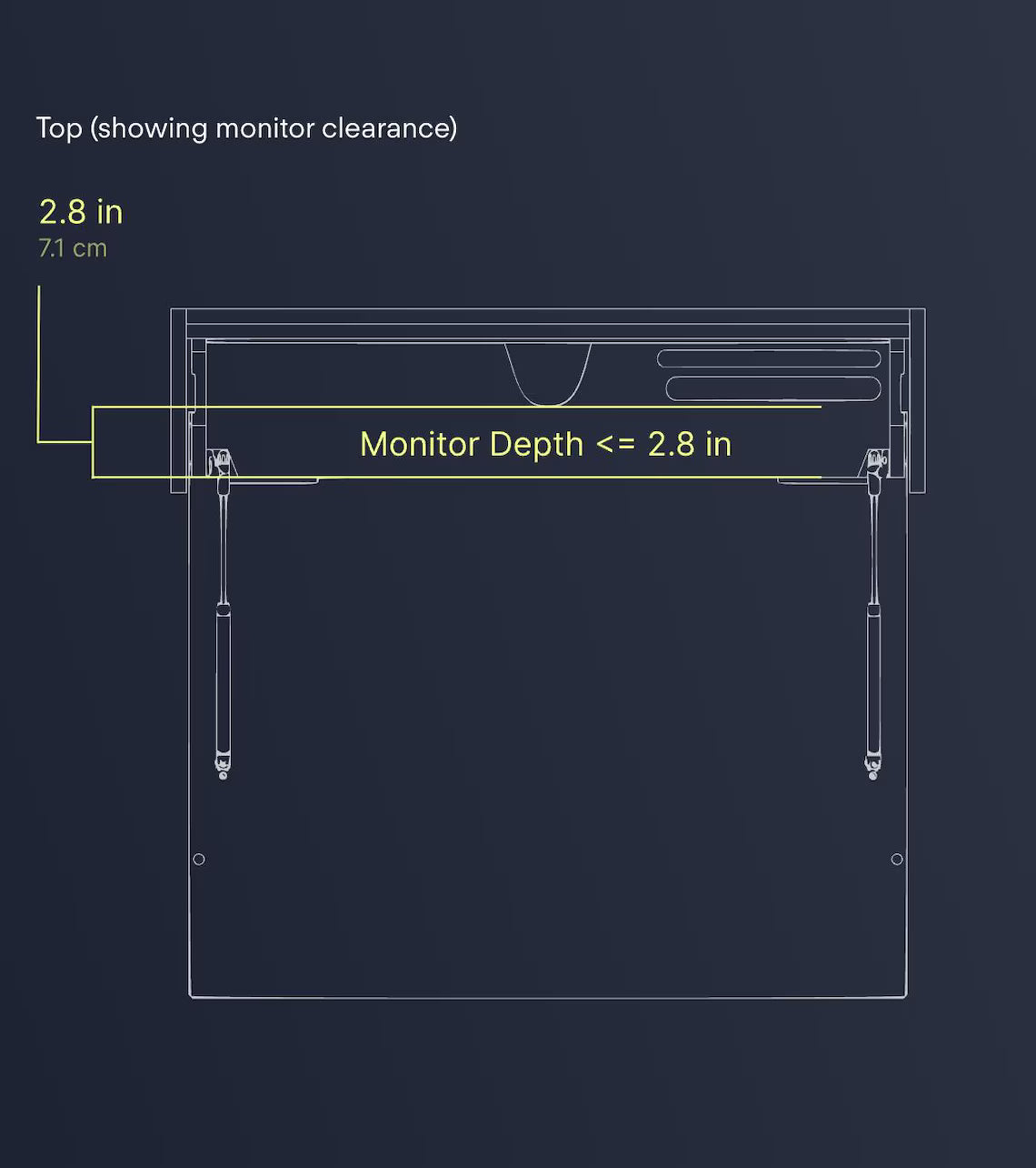 ✨Wall-mounted, fold-away, electric sit-stand Murphy desk